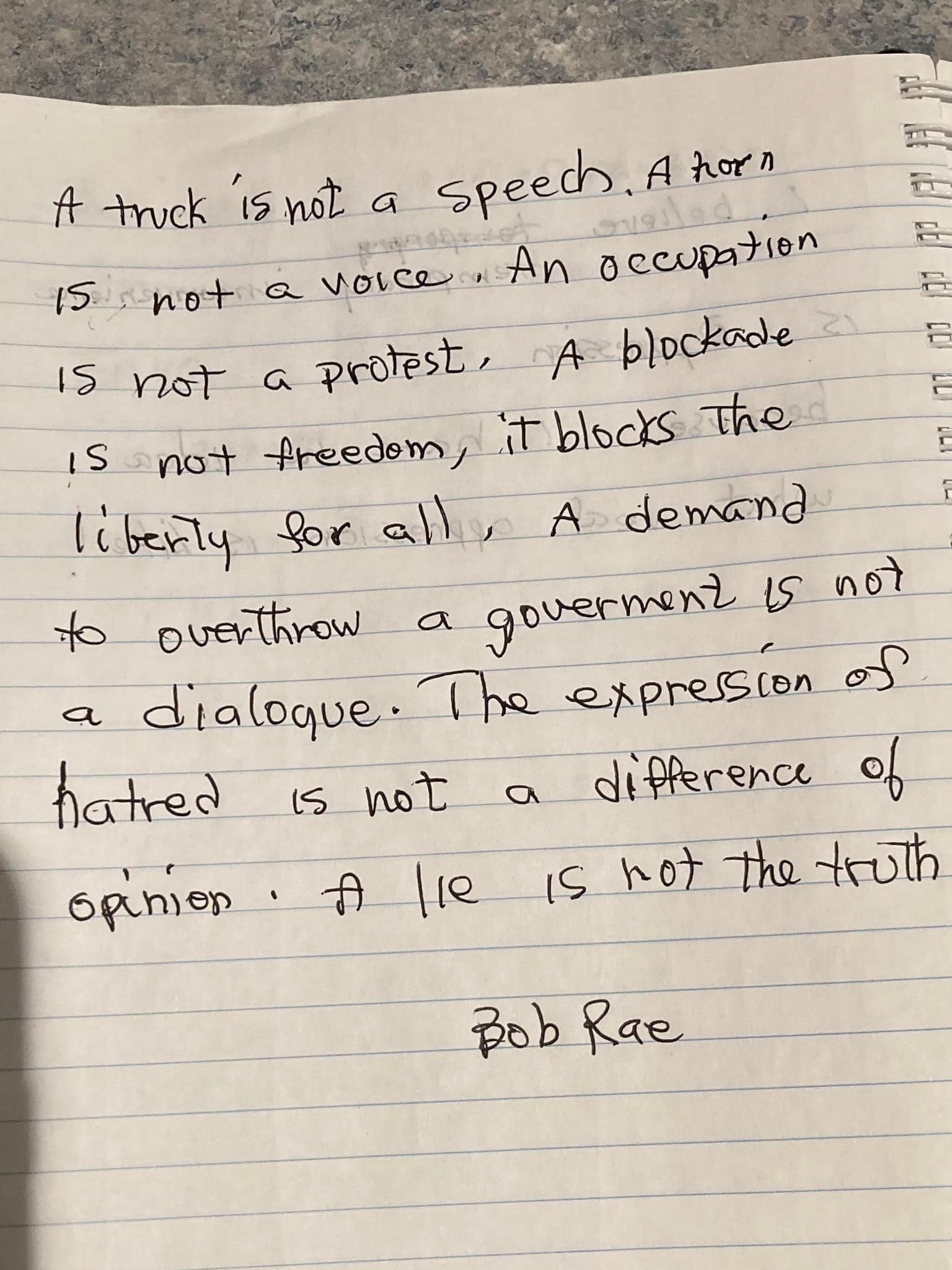 Bob Rae poem